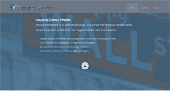 Desktop Screenshot of executivecouncil.com